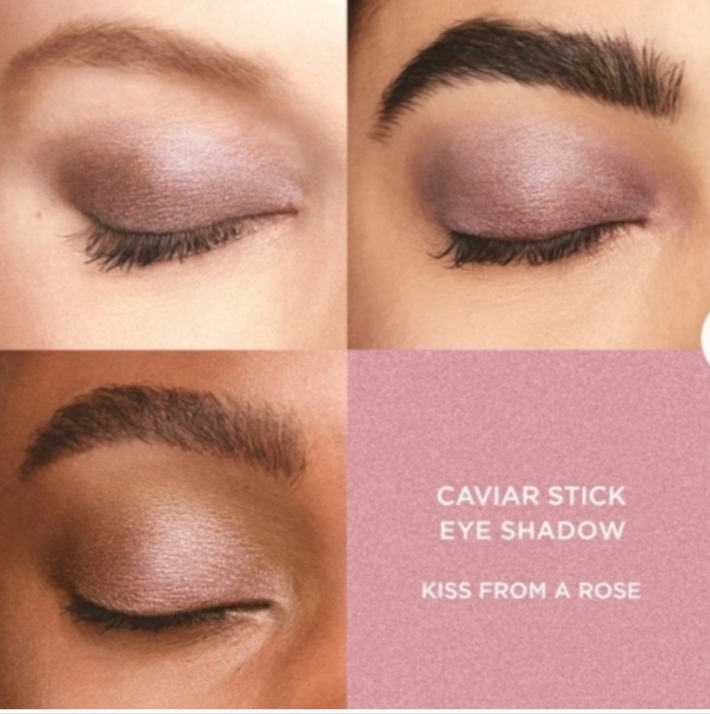 🌺Laura Mercier Kiss From A Rose Pearl Caviar Eyeshadoe Stick Cream Eyeshadow - Picture 2 of 11